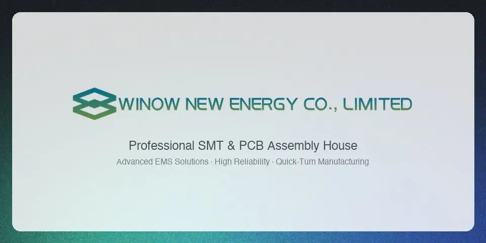 Winow: Embedded PCBA Solutions for Global Industry